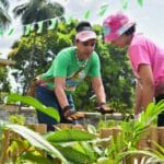 Community members participating in an environmental awareness event